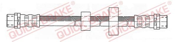 Furtun frana QUICK BRAKE 22.406