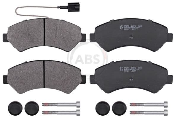 set placute frana,frana disc ABS 37576