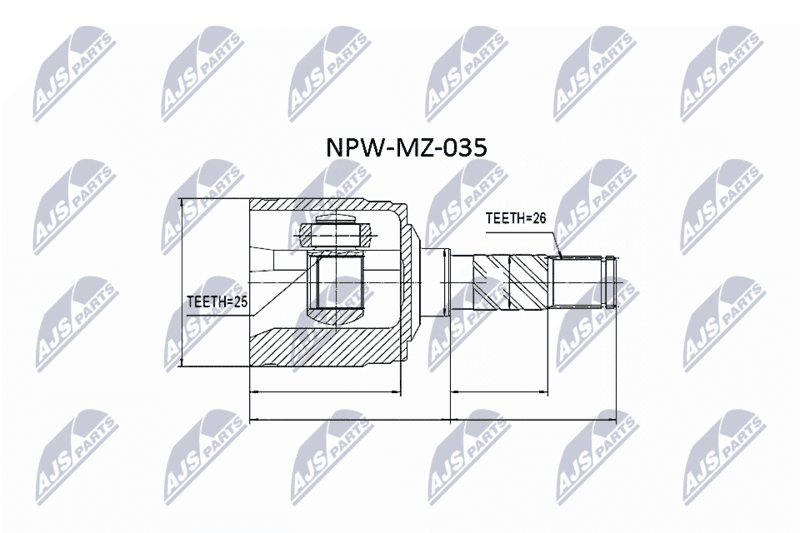 Set articulatie, planetara NTY NPW-MZ-035