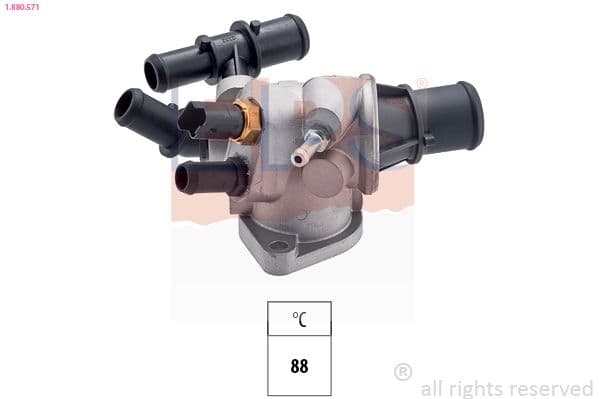termostat,lichid racire EPS Made in Italy - OE Equivalent 1.880.571