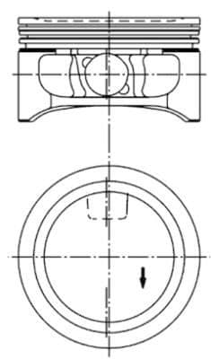 Piston KOLBENSCHMIDT 94912600