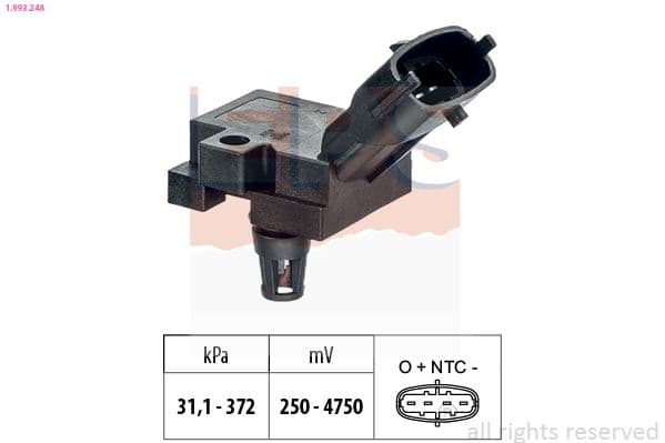 senzor presiune aer EPS Made in Italy - OE Equivalent 1.993.248