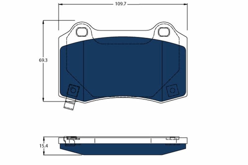set placute frana,frana disc TRW ELECTRIC BLUE GDB4171BTE