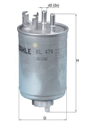 filtru combustibil KNECHT KL 474