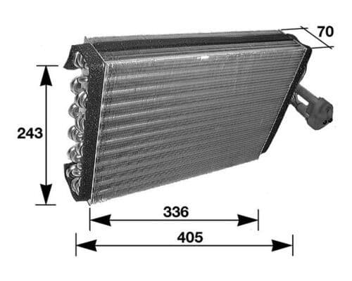 Evaporator, aer conditionat MAHLE BEHR AE 36 000S