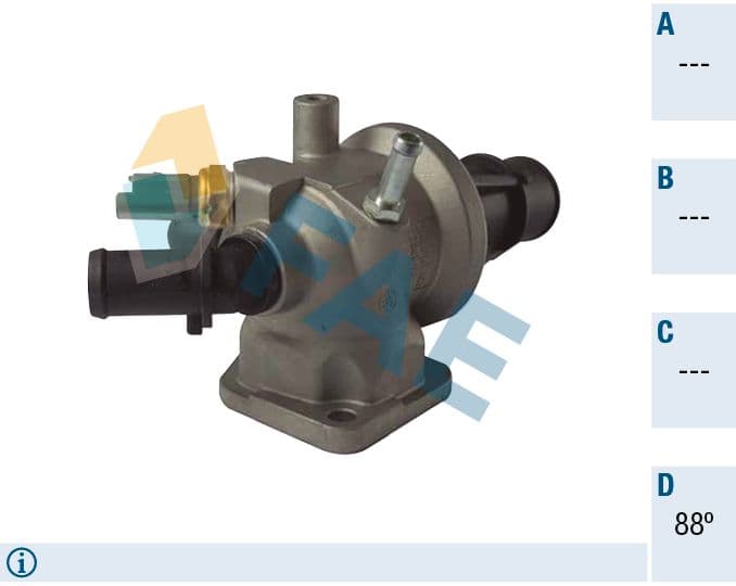 termostat,lichid racire FAE 5308588