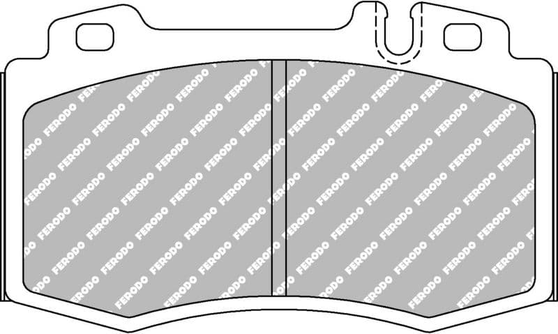 set placute frana,frana disc FERODO FCP1661H
