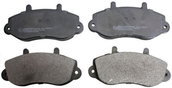 set placute frana,frana disc DENCKERMANN B110654