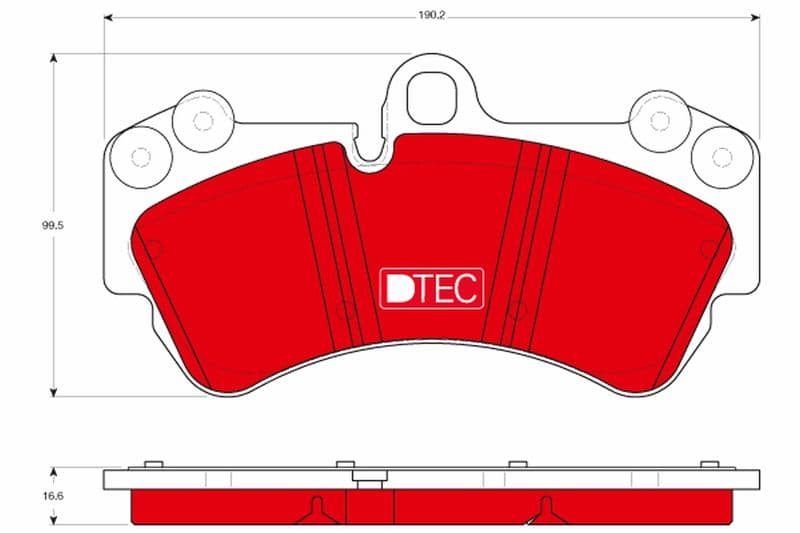 set placute frana,frana disc TRW DTEC COTEC GDB1547DTE