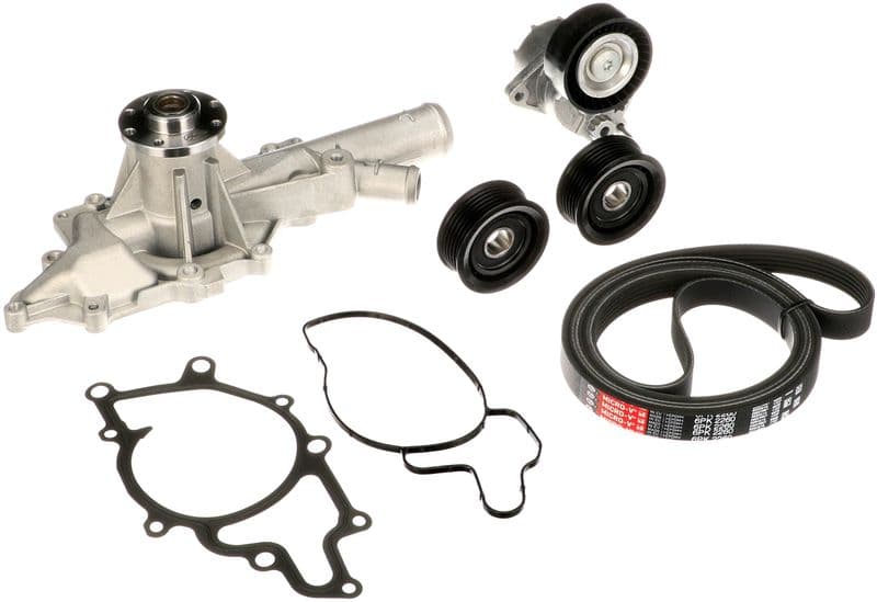 Pompa apa + Set curea transmisie cu caneluri GATES Micro-V® KP26PK2260-2