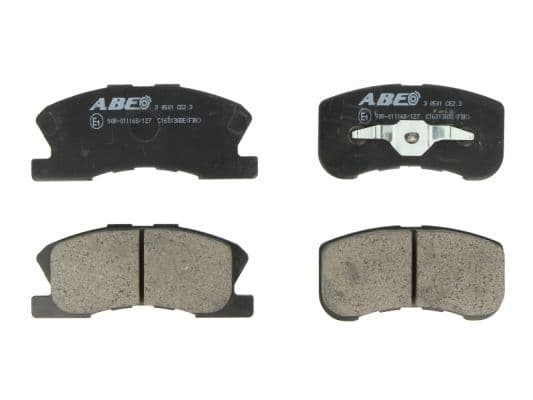 set placute frana,frana disc ABE C16013ABE