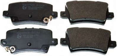 set placute frana,frana disc DENCKERMANN B111183