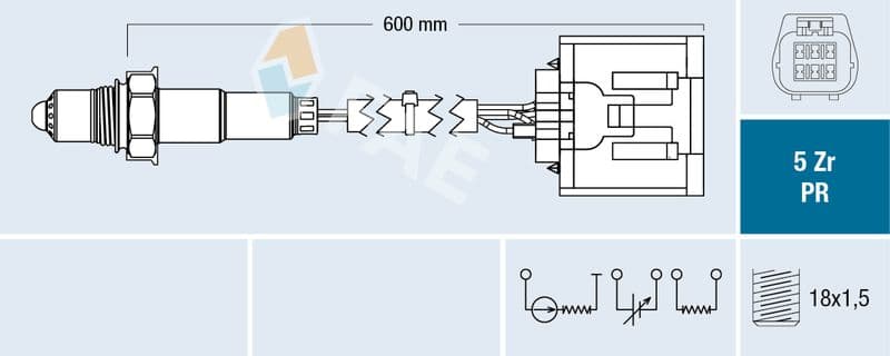 Sonda Lambda FAE 75089