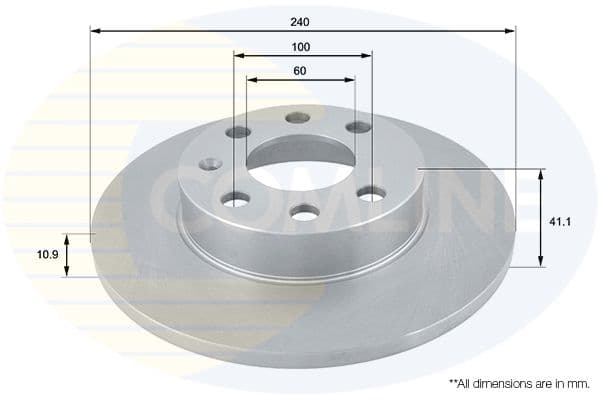 Disc frana COMLINE ADC1114