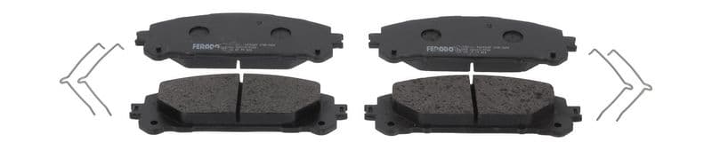 set placute frana,frana disc FERODO PREMIER ECO FRICTION FDB5464