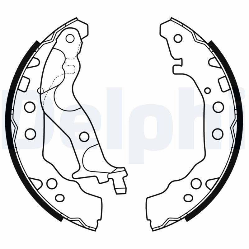 Set saboti frana DELPHI LS2175