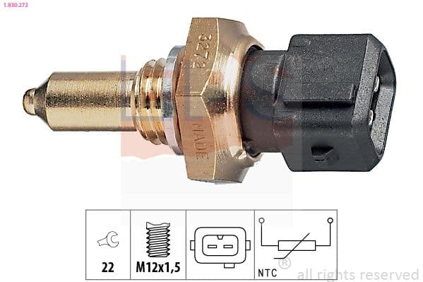 senzor,temperatura ulei EPS Made in Italy - OE Equivalent 1.830.272