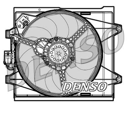 Ventilator, radiator DENSO DER09048