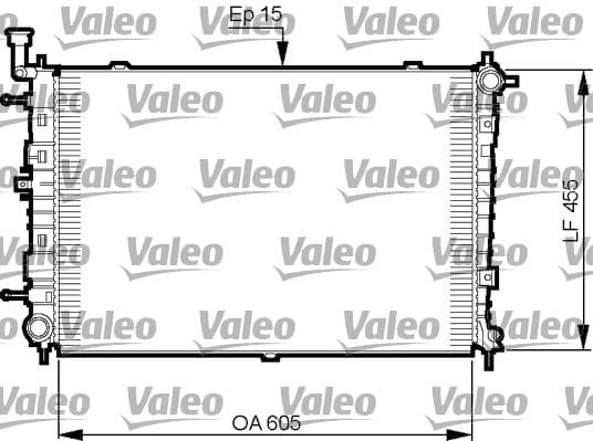 Radiator, racire motor VALEO 735516