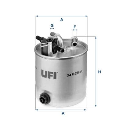 filtru combustibil UFI 24.026.01