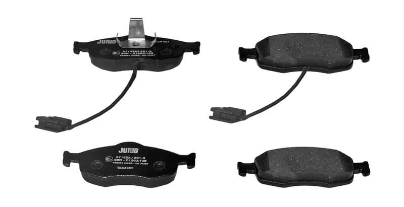 set placute frana,frana disc JURID 571522J