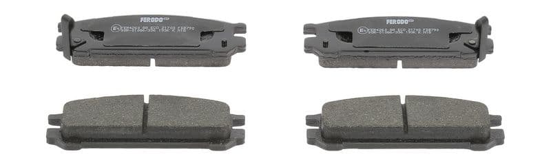 set placute frana,frana disc FERODO PREMIER ECO FRICTION FDB790