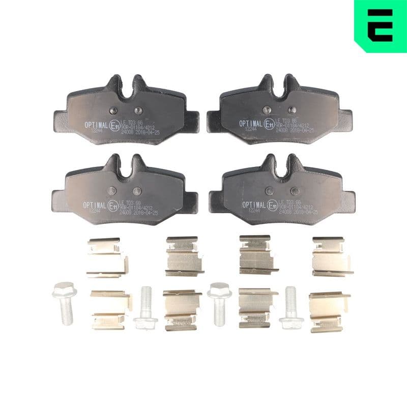 set placute frana,frana disc OPTIMAL BP-12244