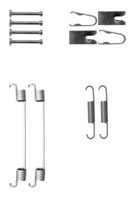 Set accesorii, sabot de frana TEXTAR 97048500