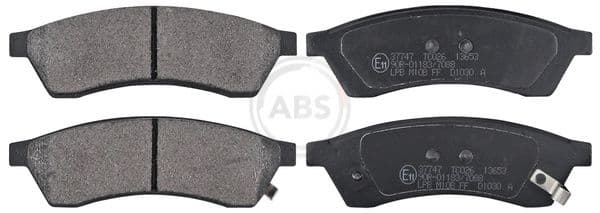 set placute frana,frana disc ABS 37747