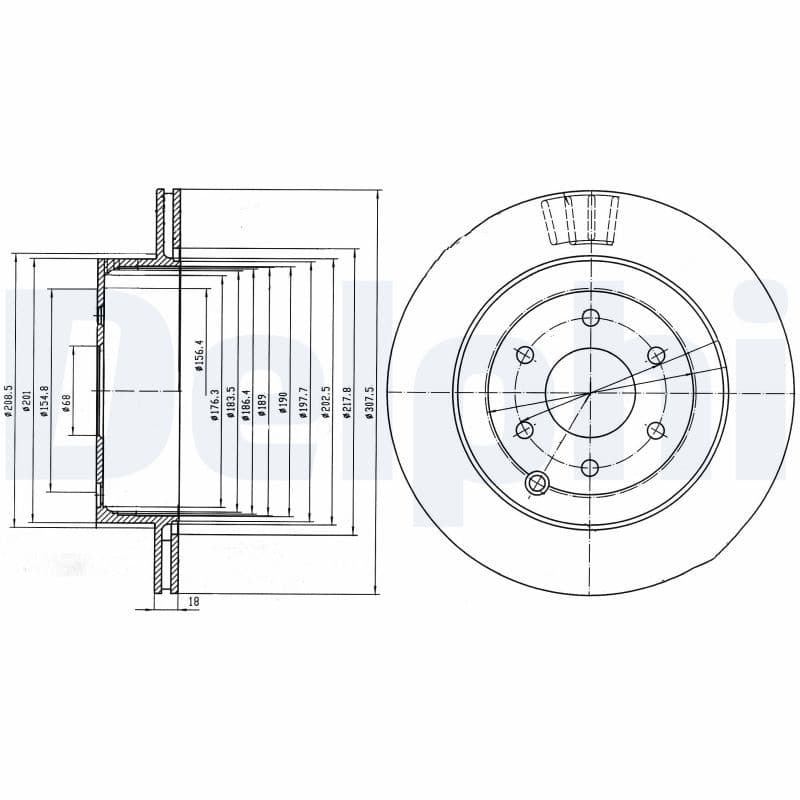 Disc frana DELPHI BG4174