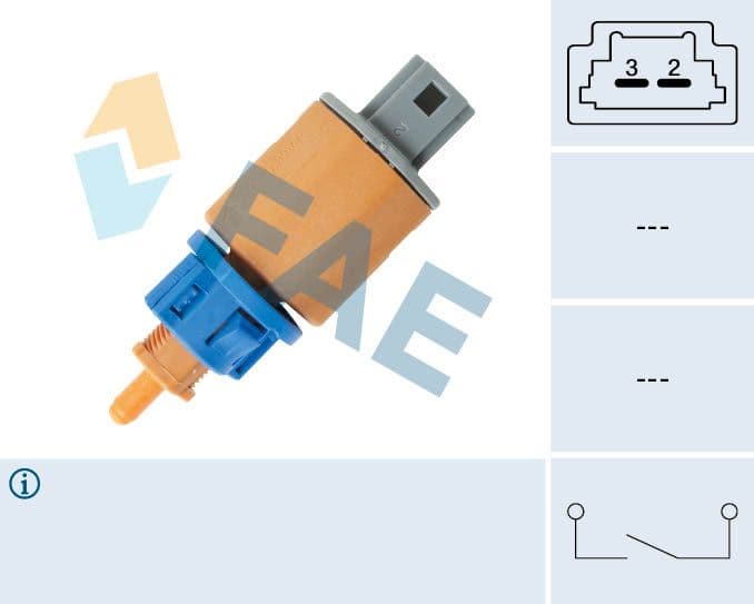 Comutator, actionare ambreiaj (Tempomat) FAE 24889
