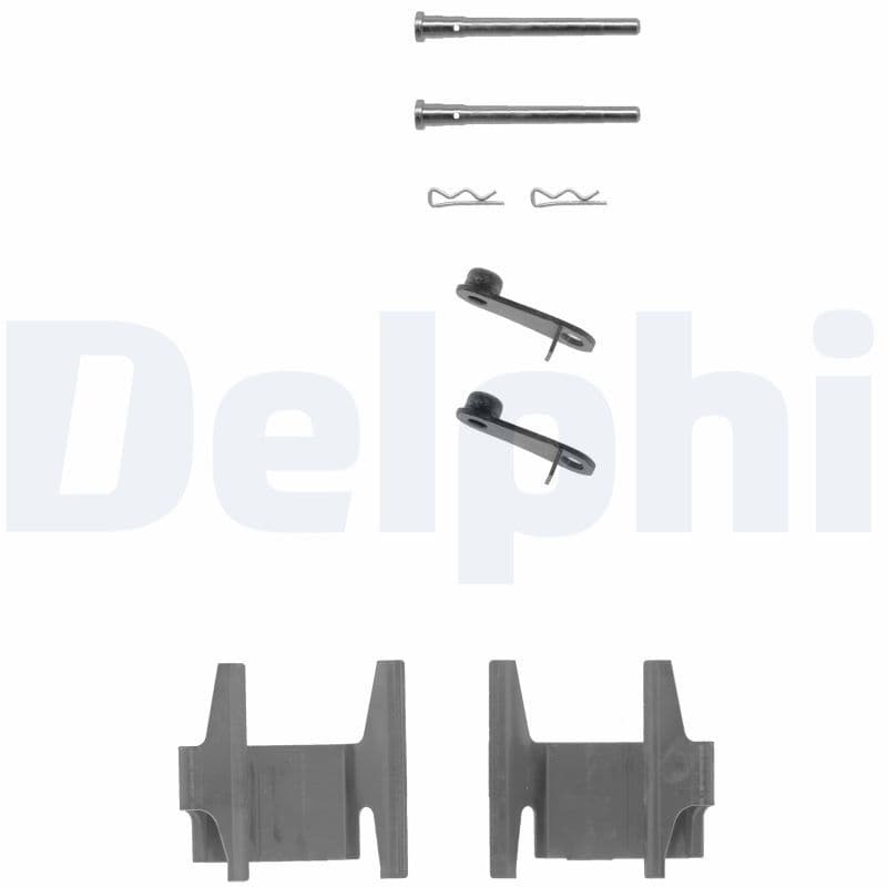 Set accesorii, placute frana DELPHI LX0151