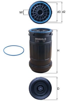 filtru combustibil MAHLE CleanLine KC 624D