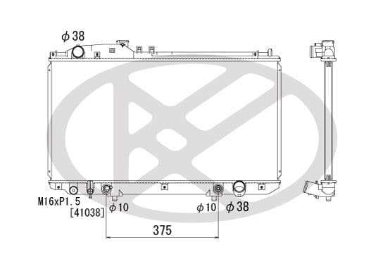 Radiator, racire motor KOYORAD PL011544