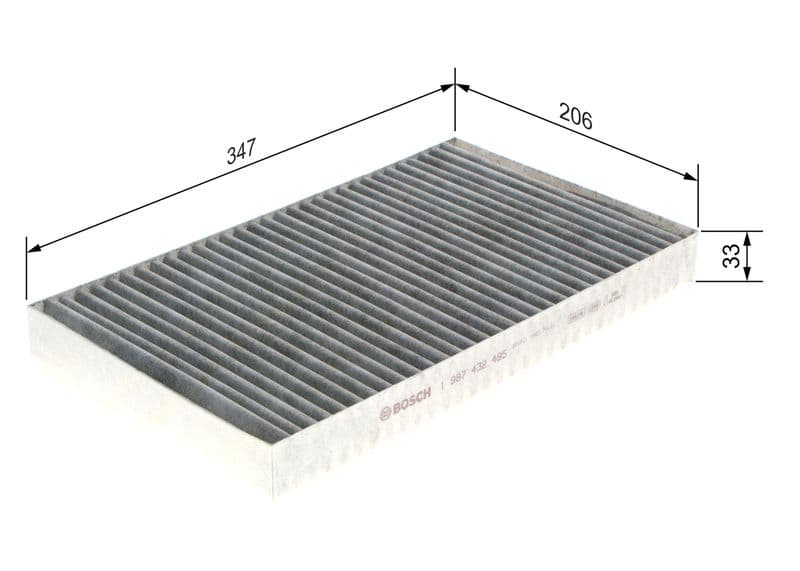 Filtru, aer habitaclu BOSCH 1 987 432 495