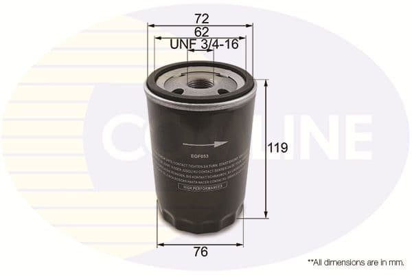 Filtru ulei COMLINE EOF053