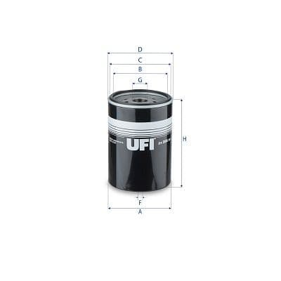 filtru combustibil UFI 24.256.00