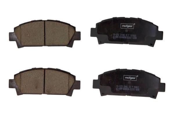 set placute frana,frana disc MAXGEAR 19-1151