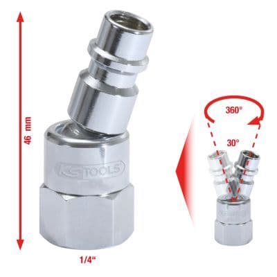 Piesa de conexiune/distributie, aer comprimat KS TOOLS 515.3394