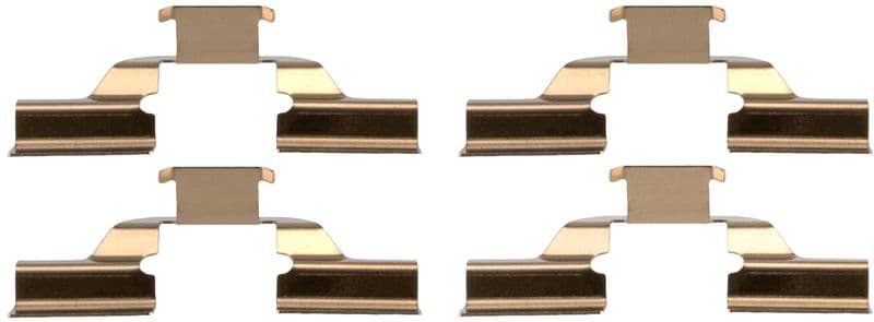 Set accesorii, placute frana TRW PFK744