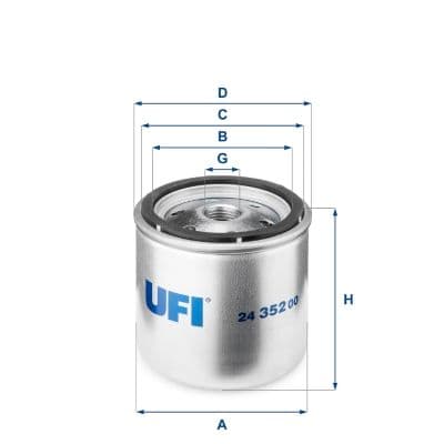 filtru combustibil UFI 24.352.00