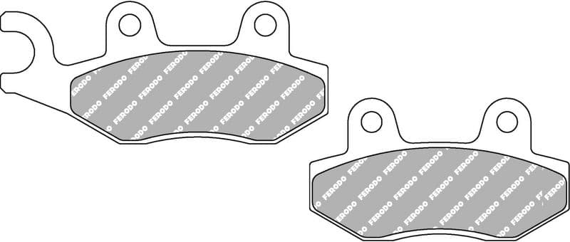 set placute frana,frana disc FERODO RACING FDB497EF