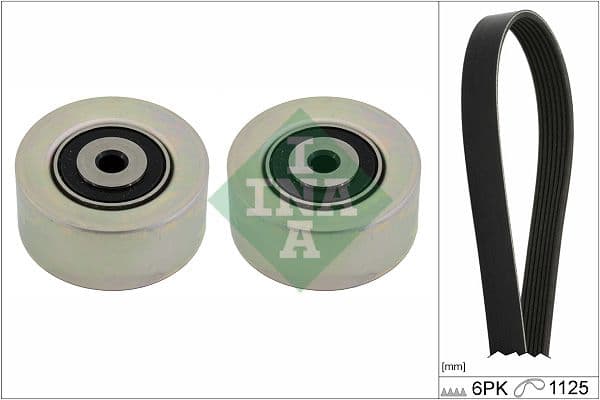 Set curea transmisie cu caneluri Schaeffler INA 529 0405 10