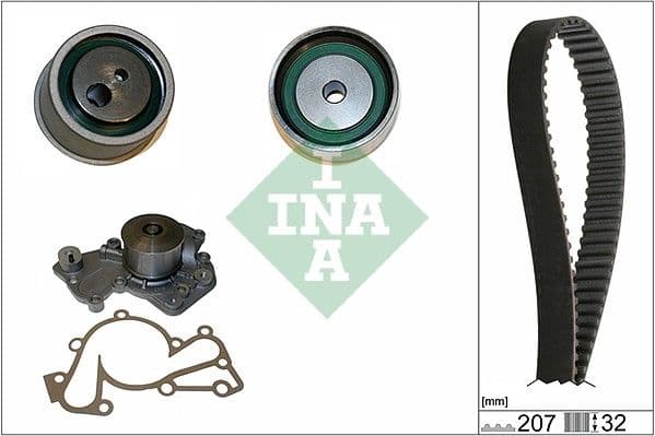Set pompa apa + curea dintata Schaeffler INA 530 0430 30