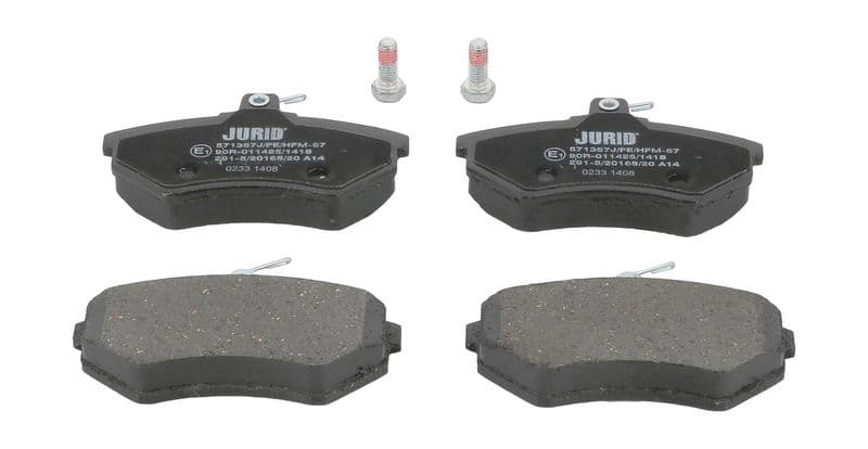 set placute frana,frana disc JURID 571357J