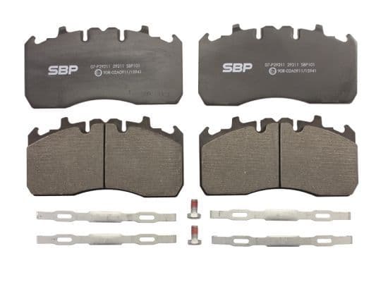 set placute frana,frana disc SBP 07-P29211