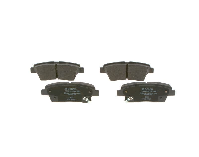 set placute frana,frana disc BOSCH 0 986 494 766