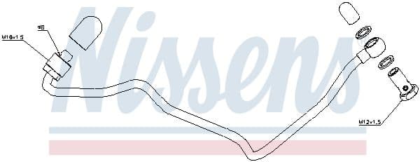 conducta ulei, incarcare NISSENS 935267