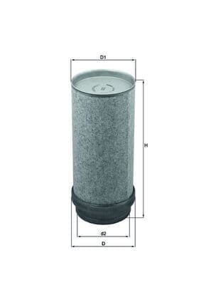 Filtru aer secundar MAHLE LXS 282