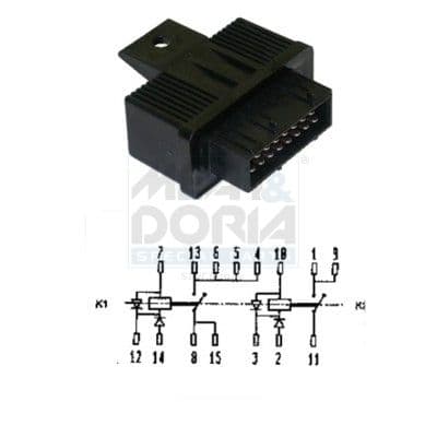 Releu, pompa combustibil MEAT & DORIA 73240107